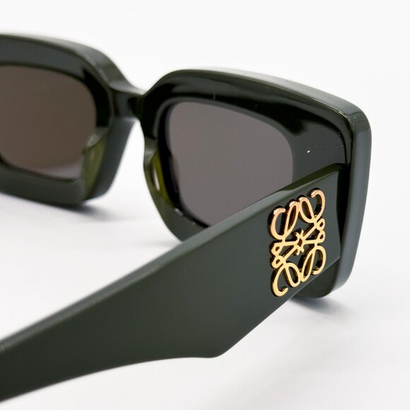 NEW LOEWE LW40101I 96E SHINY GREEN WOMEN SUNGLASSES LOEWE main image 11